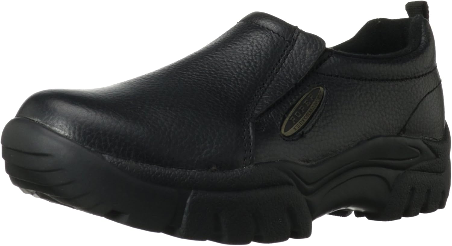 Roper Mens Performance Slip Resistant Slip On Work/Duty - Brown