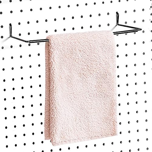 Miniatura 6 de Paquete de 2 soportes para toallas de tablero de clavijas para toallas de papel, toallas de cocina, calcomanías, cintas, gran organizador de tablero