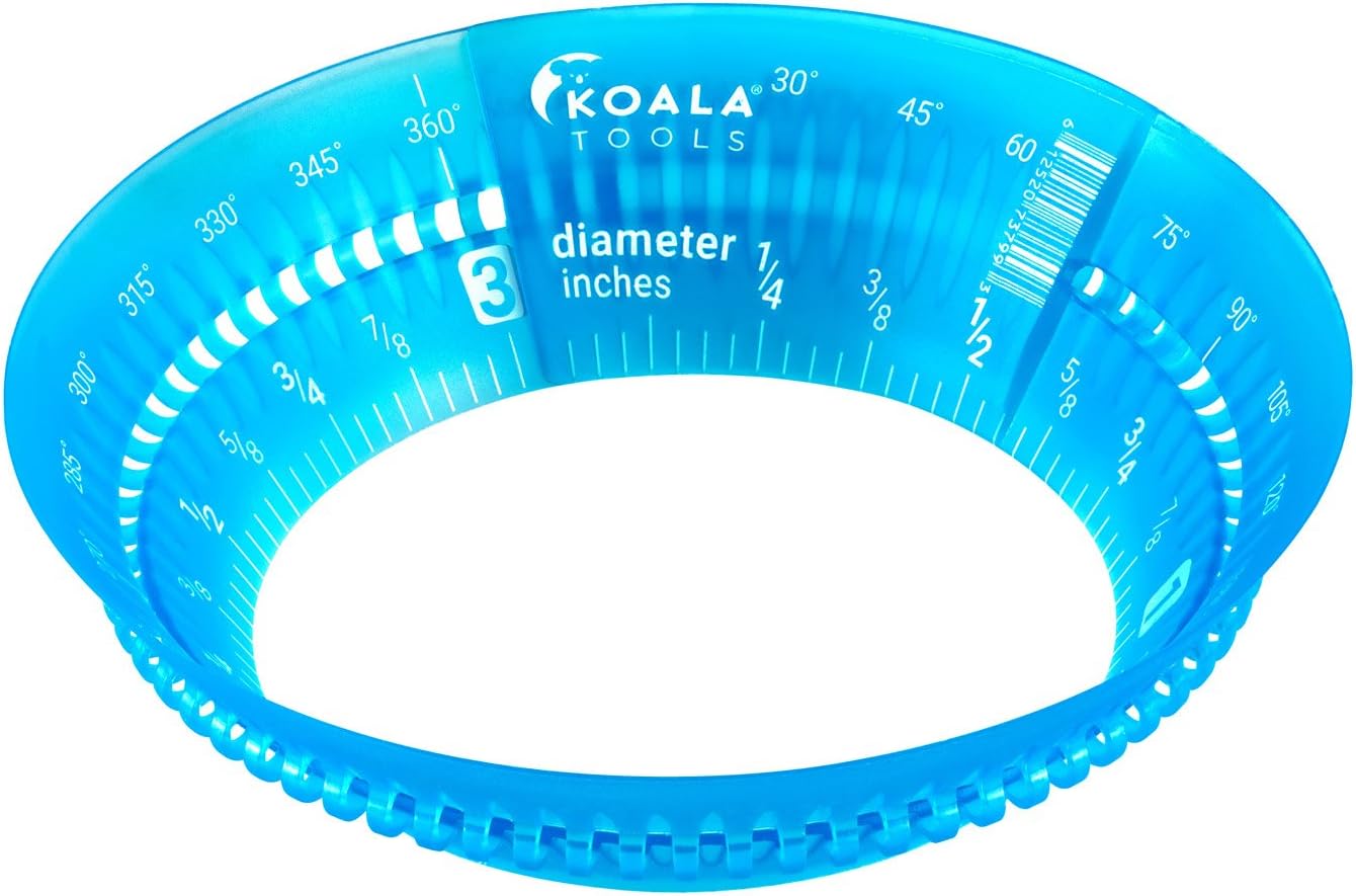 Amazon.com: Koala Tools | Ring Ruler Mini - Circle Stencil & Templates ...