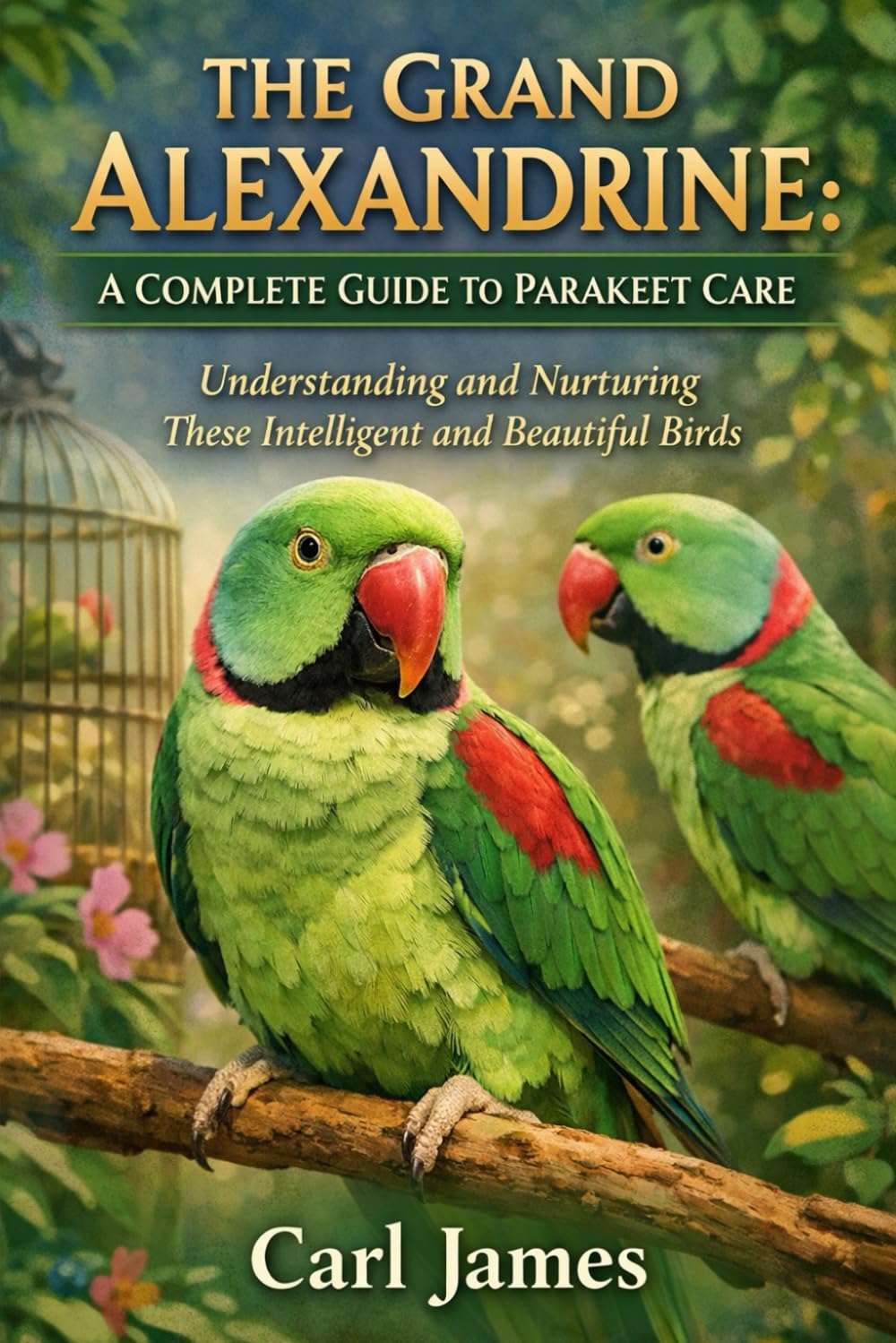 THE GRAND ALEXANDRINE: A COMPLETE GUIDE TO PARAKEET CARE: Understanding and Nurturing These Intelligent and Beautiful Birds