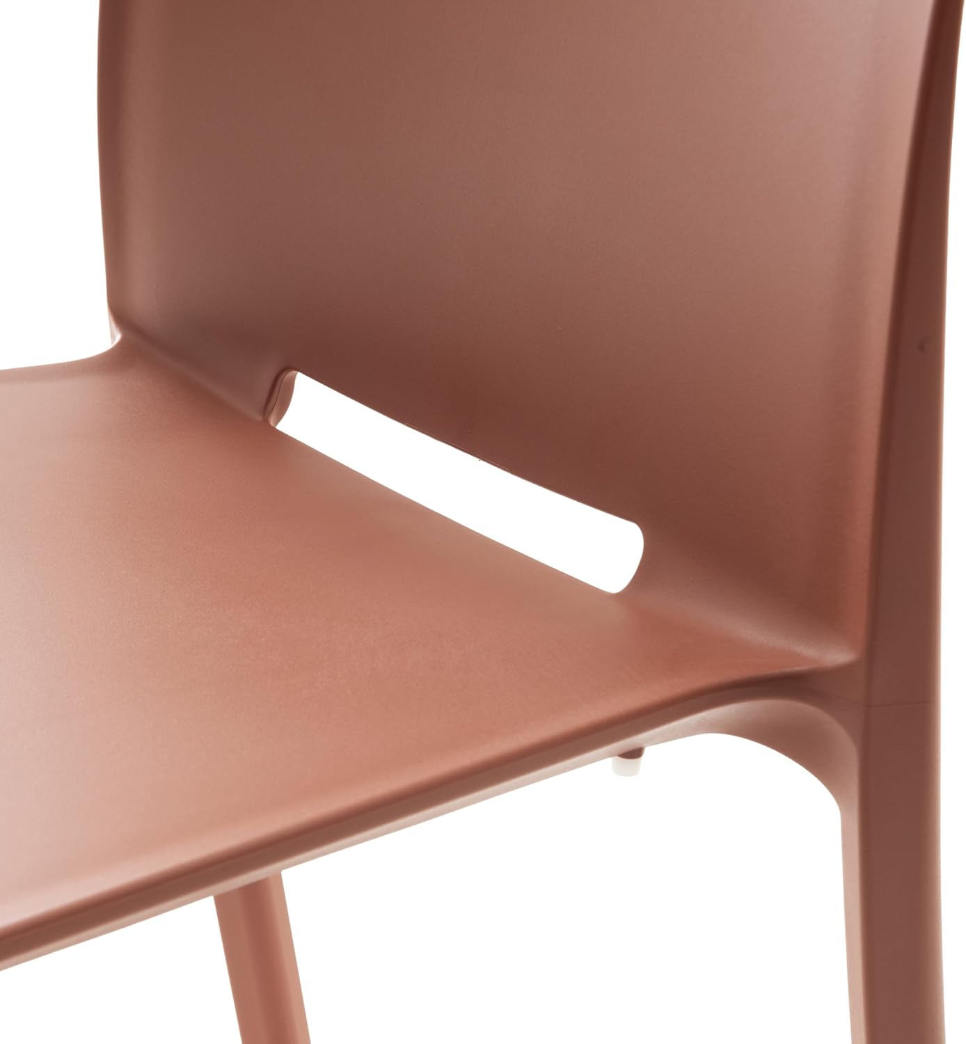 Mobili Fiver, Emma Chairs, Set of 4, Terracotta, Made in Italy