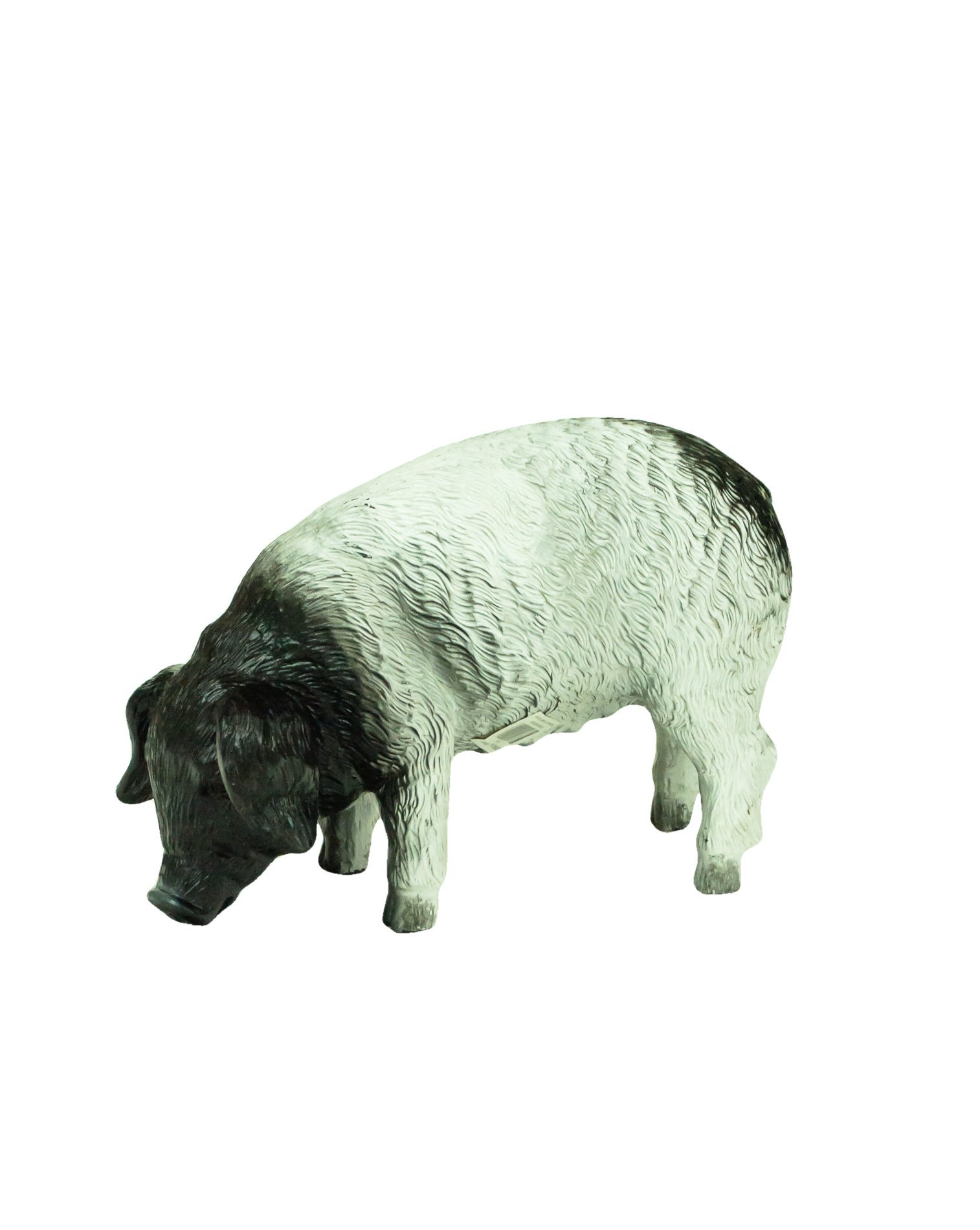 A Bit Quackers - Small Black/White Pig Head Down (P10) (One Pig only)