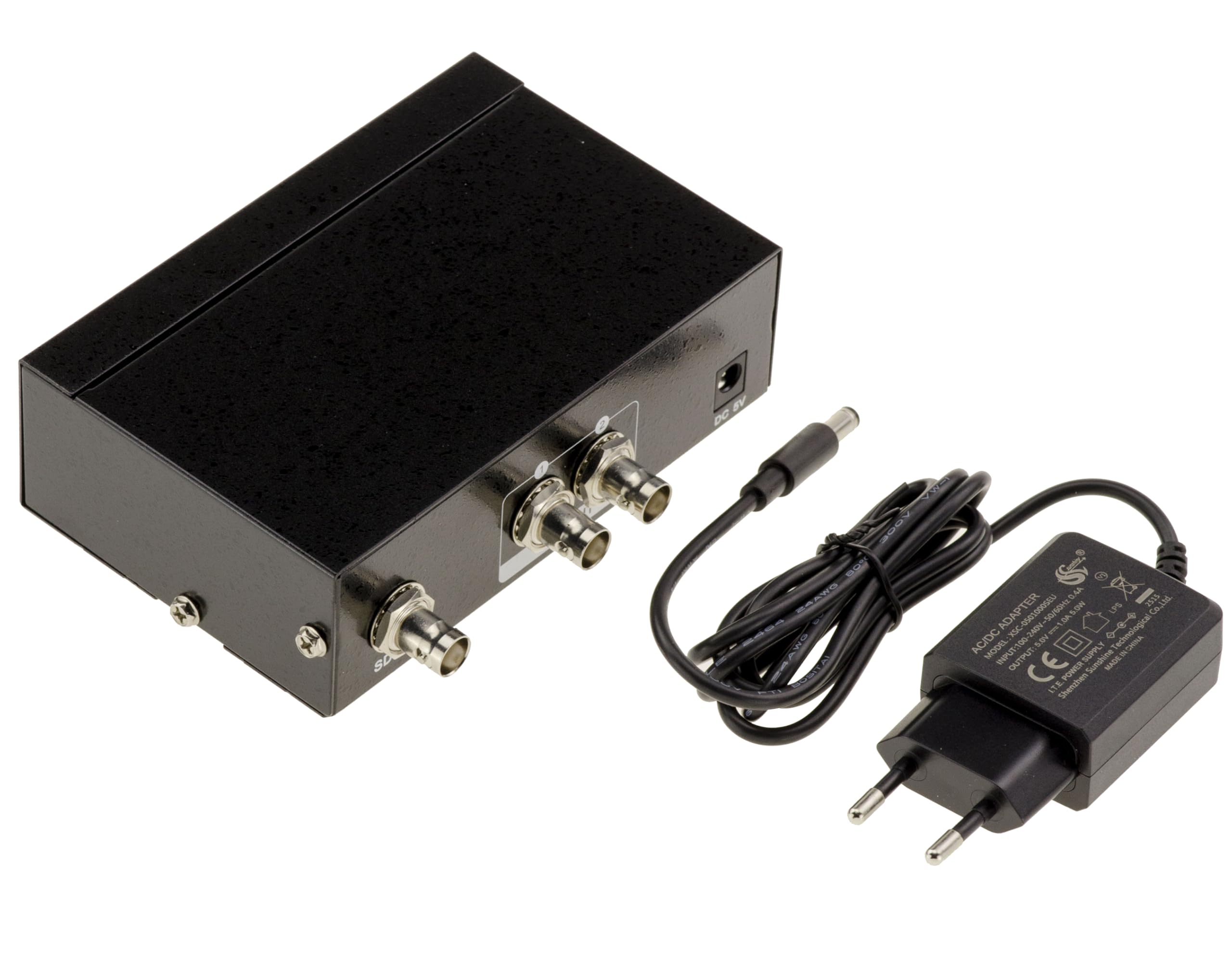 Kalea-Informatique Splitter SDI 1 Entrada a 2 Salidas SD HD 3G-SDI | Divisor de vídeo SDI que duplica una señal a 2 salidas simultáneas, compatible con SD-SDI, HD-SDI y 3G-SDI hasta 1080p.