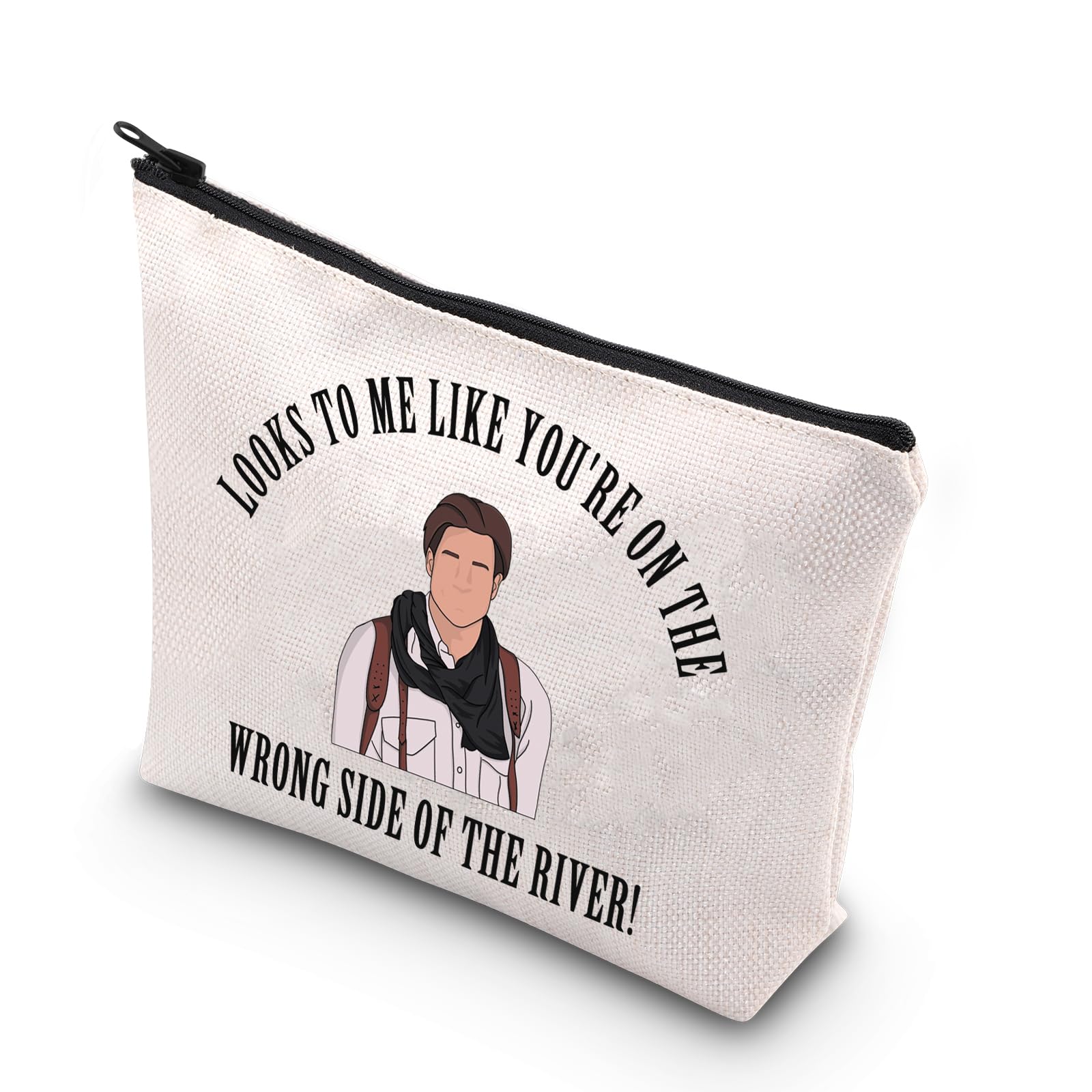 BDPWSS Horror Movie inspired Gift Looks To Me Like You're On The Wrong Side Of The River Makeup Bag (Looks To Me)