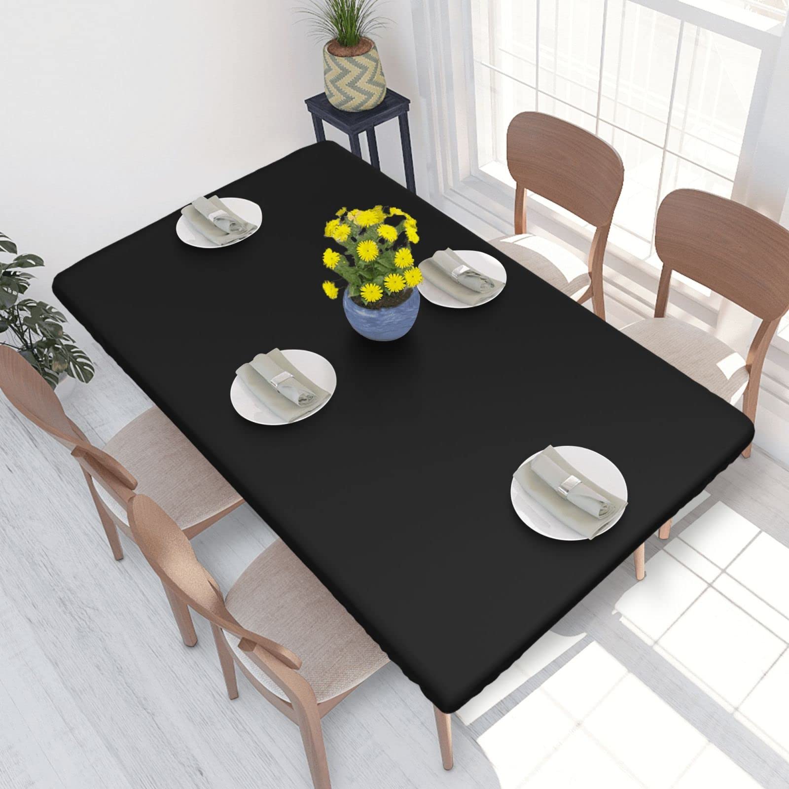 BNVSADC Karate Printed 4FT Tablecloth 122x76 CM Polyester Kitchen Water Resistant Table Cloth Dining Table Decoration Table Covers
