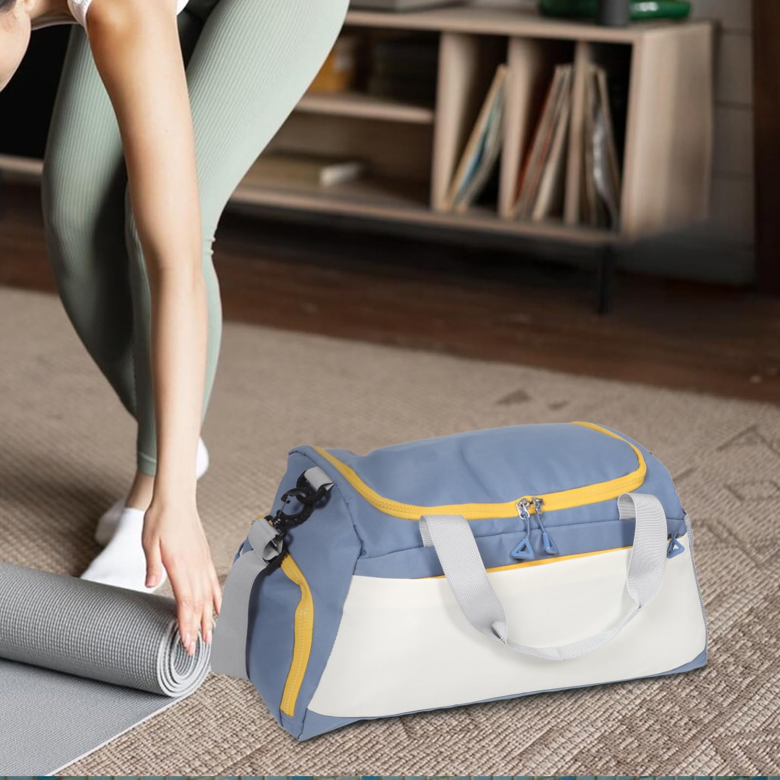 Abaodam Borsone Sportivo con Scomparto per Bagnato Multifunzionale per Allenamento capacità per Sport e