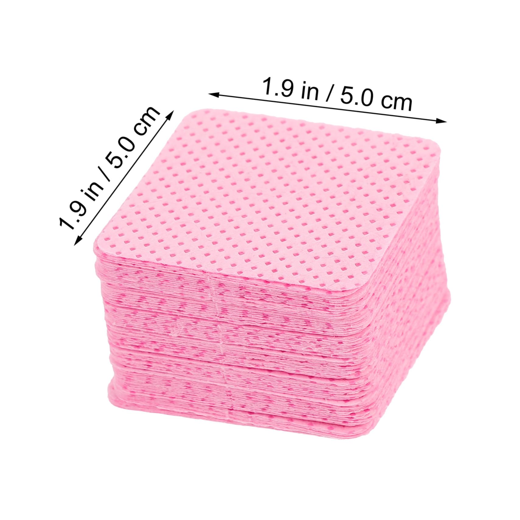 FOMIYES 400pcs Eyelash Extension Wipes Residue Remover Pads Soft Absorbent Lash Cleansing Supplies