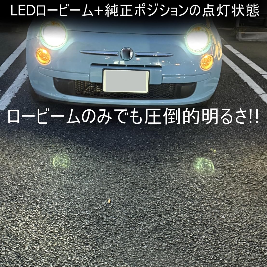 Amazon | 「しまりす堂」互換品 500/500C専用 LEDヘッドライト4灯