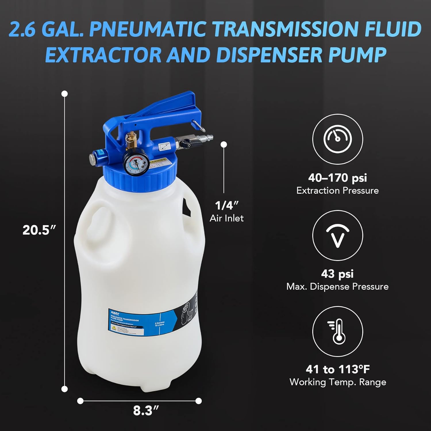 Buy Orion Motor Tech Transmission Fluid Pump Extractor and Dispenser