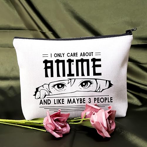 Miniatura 5 de BDPWSS Regalos para amantes del anime para niñas, bolsa de maquillaje de anime, regalo para amantes del anime, regalo para fanáticos del anime