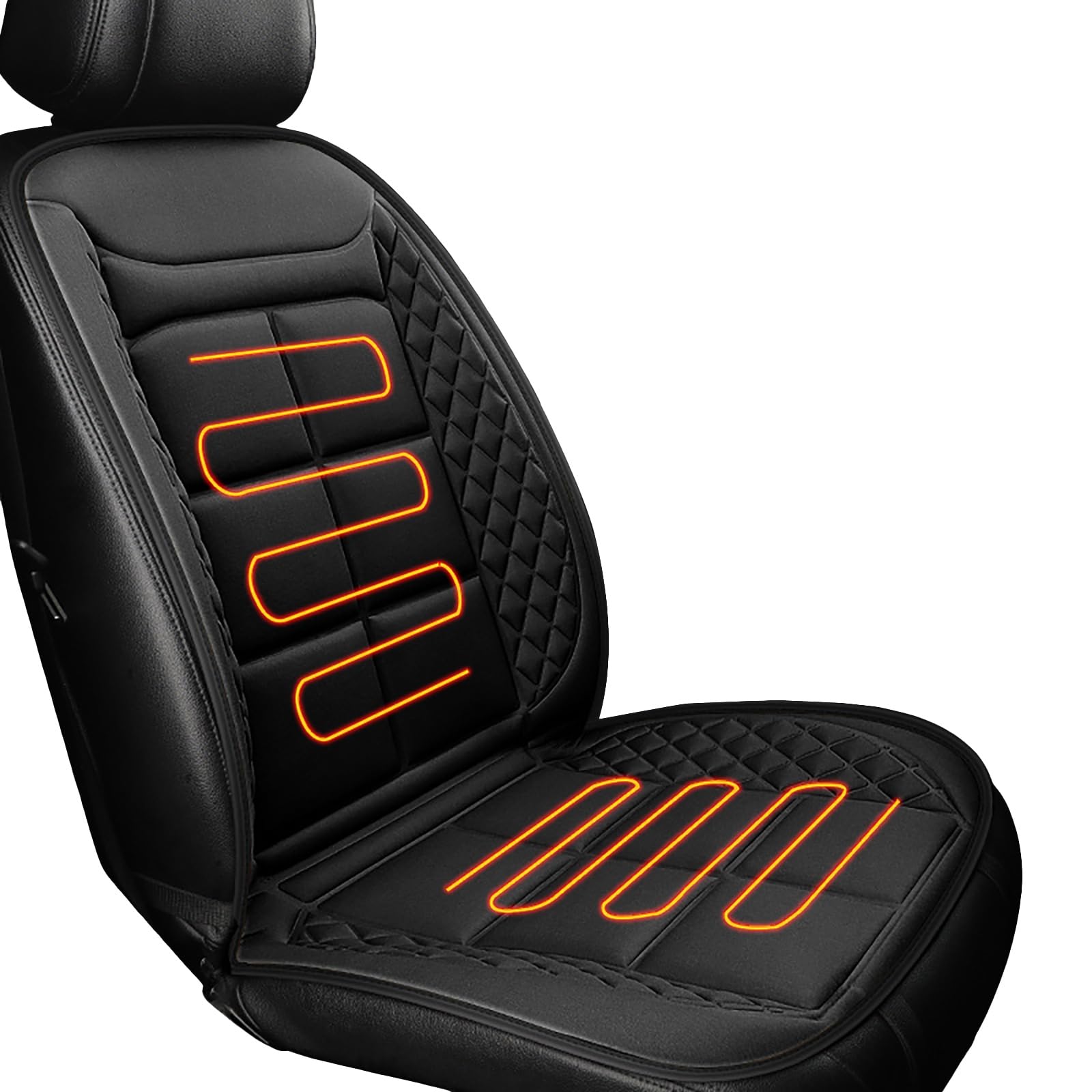BLAFT Car Seat Cushion for Toyota Prius Land Cruiser C-HR Hilux Sienna Urban, Comfortable Seat Cover Ergonomic Essential for Long Distance Driving in Winter,A