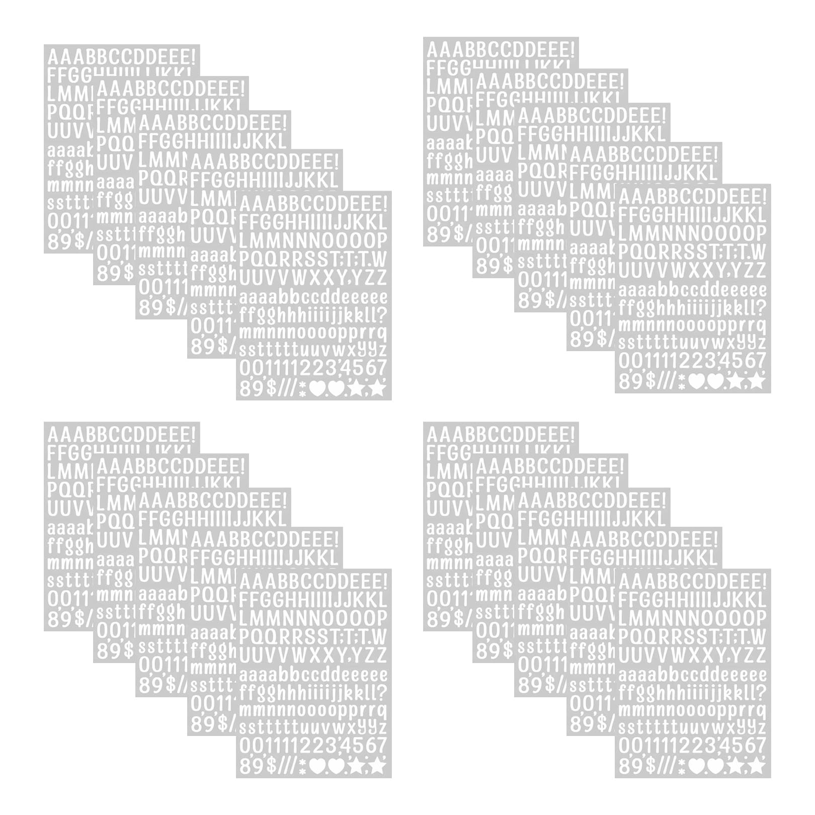 3 Blatt 3D Sticker Set,Kawaii Sticker,Mini Süße Cartoon-Katz
