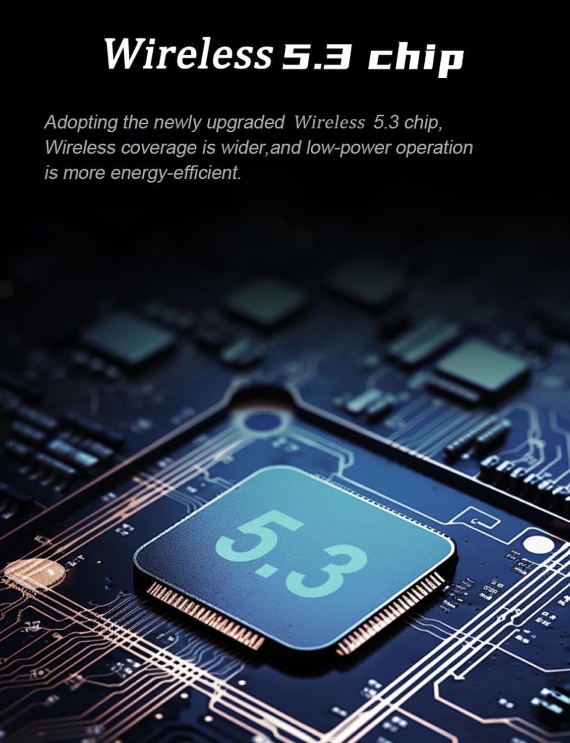 Wireless 5.3 chip illustration