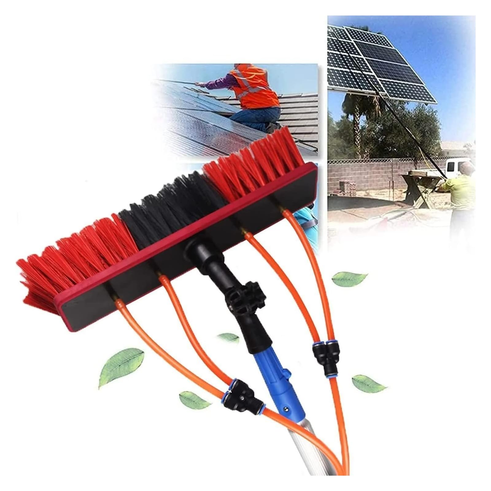 Ensemble brosses de nettoyage manche extension contre poussière en hauteur