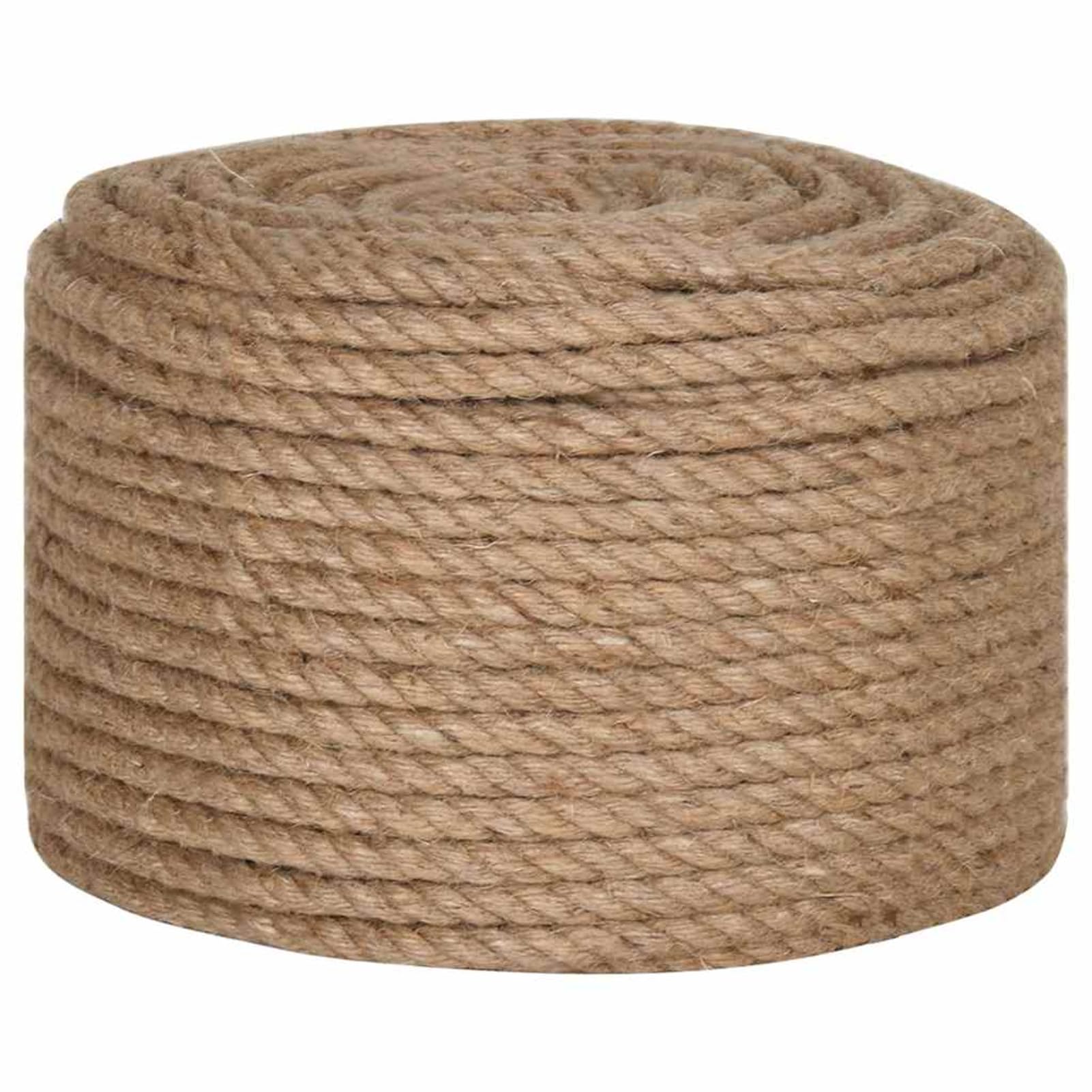 Homgoday Corda in Juta Naturale 10 mm x 100 m Resistente Ecologica per Decorazione e Fai-da-Te