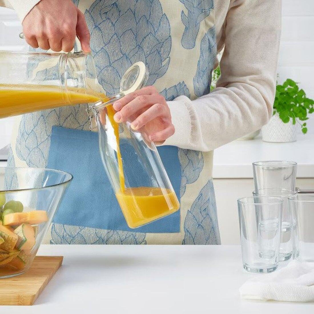 ポチIKEA✨ガラスケース✨都内23区送料無料 Amazon｜IKEA/イケア KORKEN/コルケン：ボトル型ふた付き