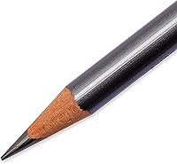 Vista 3 de Prismacolor Ebony Graphite Drawing Pencils, Black, Adult Coloring, Box Of 12