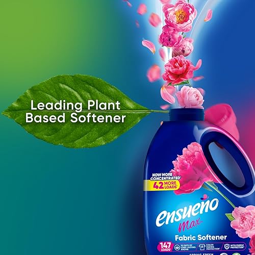 Miniatura 5 de Ensueño Max Liquid - Suavizante de telas Aroma Spring Fresh 125 onzas líquidas Líquido suavizante de telas seguro para el color Suaviza 147