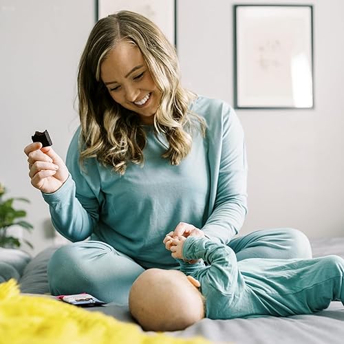 Miniatura 24 de Sweetie Pie Organics - Bocados de lactancia  Sal marina de chocolate, apoyo para la lactancia materna y aumento del suministro de leche materna, 0.9