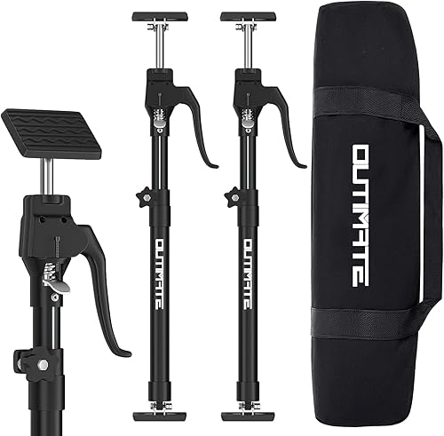 Poste de soporte de tercera mano resistente, gatos de gabinete para instalar gabinetes con capacidad de 200 libras y se expande de 23-35 a 45-310