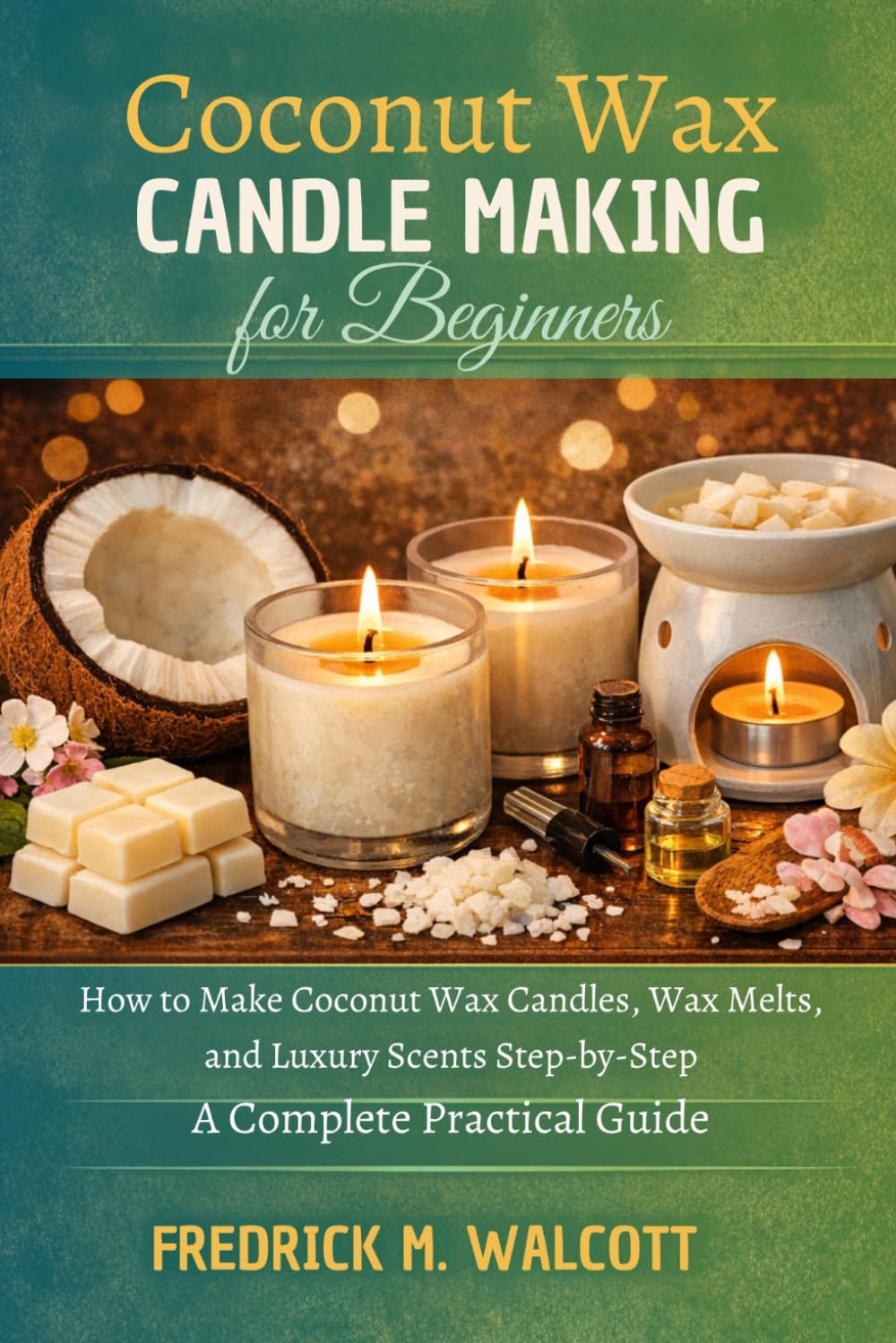 Coconut Wax Candle Making for Beginners: How to Make Coconut Wax Candles, Wax Melts, and Luxury Scents Step-by-Step A Complete Practical Guide
