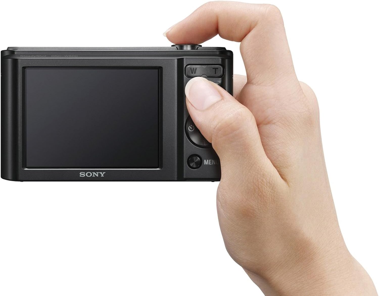 Sony Cyber-Shot DSC-W800 Digital Camera (Black)