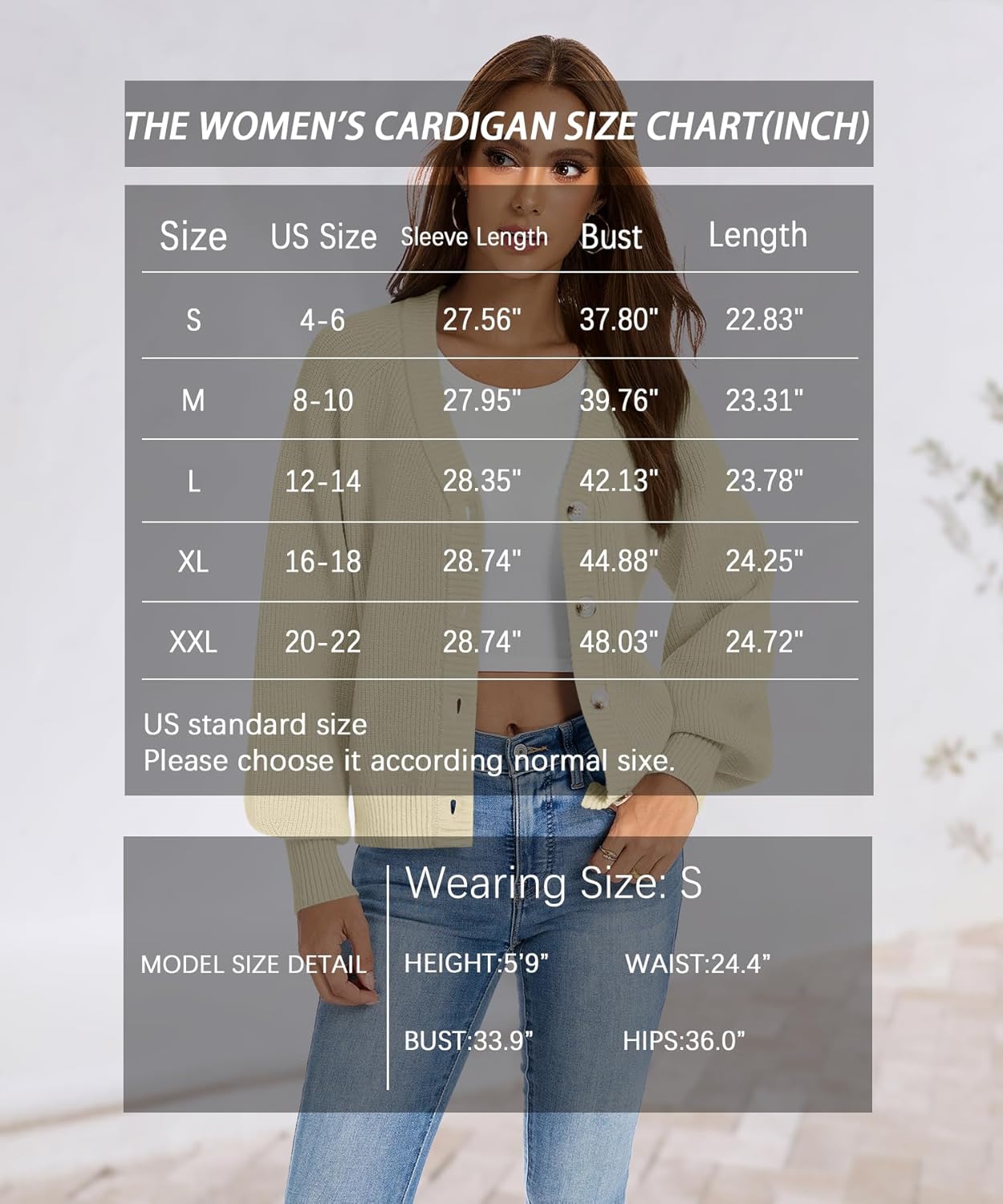 Womens Open Front Cardigan Sweaters 2025 Fall Long Sleeve Button Down Chunky Knit Casual Outerwear Coats - Image 6