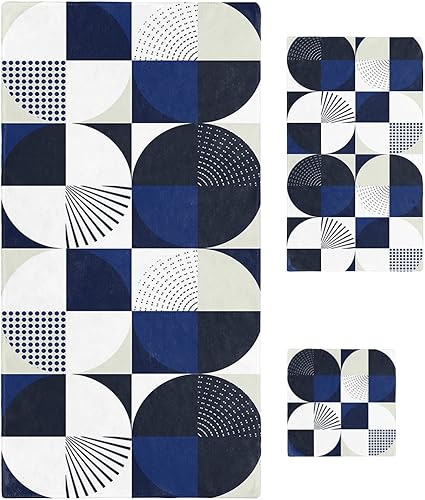 Juego de toallas de baño de siglo medio para baño, toallas de lujo, regalos para mujeres, secado rápido, playa, cocina, mano, cabello, cara, yoga,