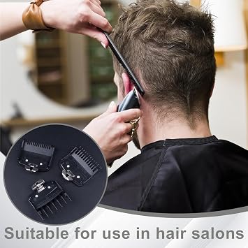 3 Pcs Hair Clipper Guards, Precision Attachment Comb -1.5mm, 3mm, 4.5mm, Hairdressing Accessories, Positioning Comb Suitable for Most Hair Clippers