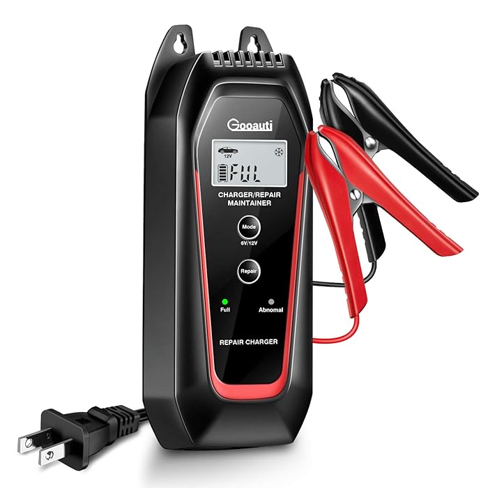 Buy Car Battery Charger Maintainer 5 Amp 6V/12V Battery Chargers with