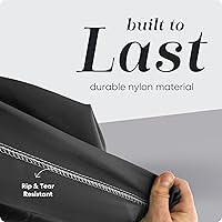 Vista 4 de Bolsa de lavandería Handy Laundry con correa de hombro - Cierre de cordón con bloqueo, material duradero, gran capacidad, costuras resistentes