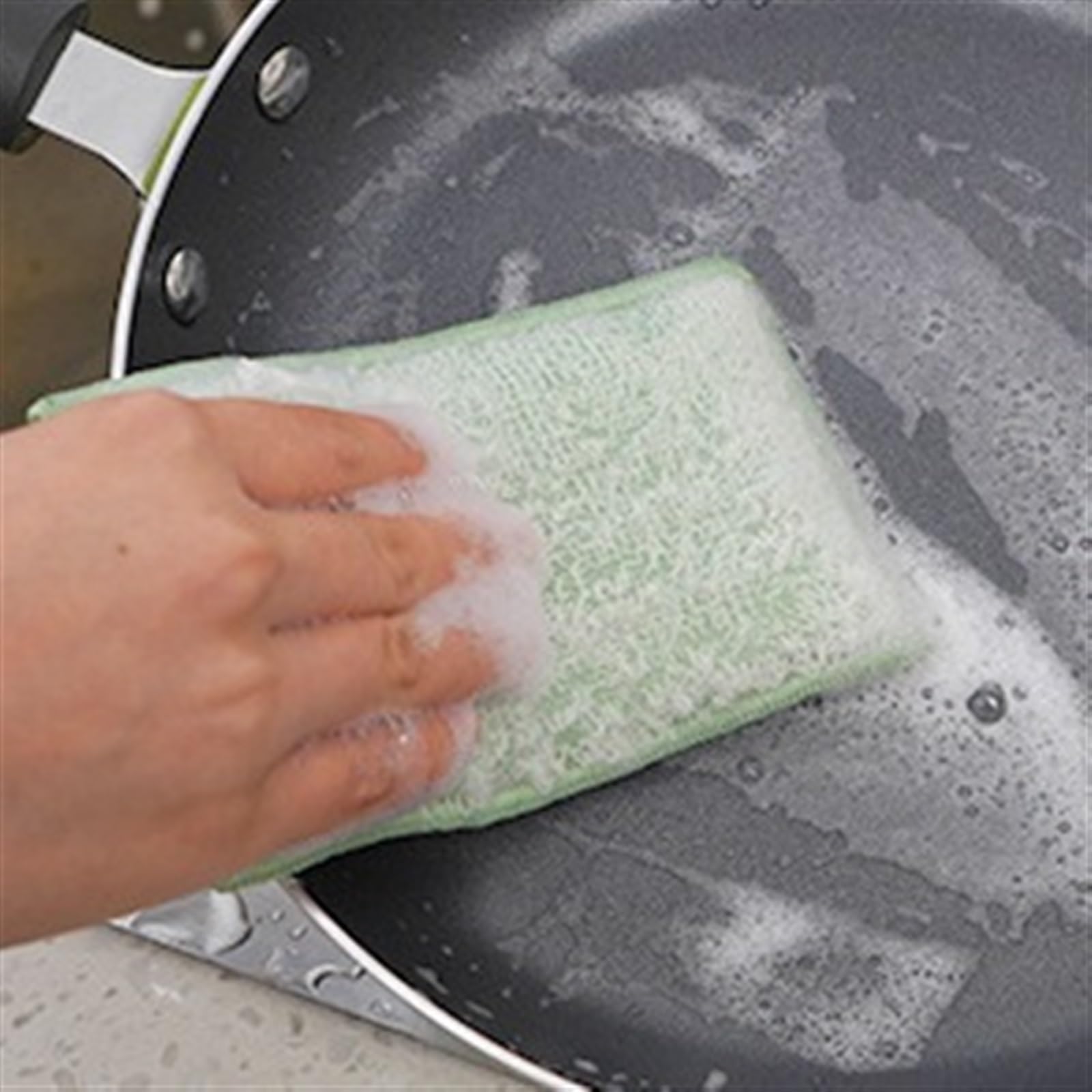 Esponjas 3 Almohadillas de Limpieza de Cocina de Doble Cara, paños de Esponja for Lavar Platos, cepillos de Esponja for el hogar, Herramientas de Limpieza Esponja