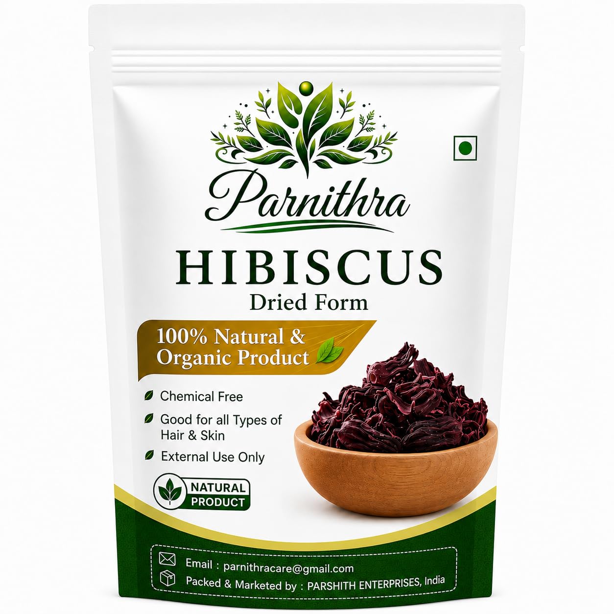 Organic Raw Hibiscus Flower 100g | Dry Hibiscus Rosa-Sinensis Gudhal Ka Phool for Hair Growth, Hair Fall Control & Scalp Care | Natural Hair Mask, Face Pack for Skin Care | Pure Raw Form-image-47