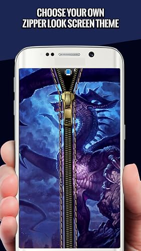 Dragon Fire Zip Lock : Wallpaper Zipper Locker – vue 2