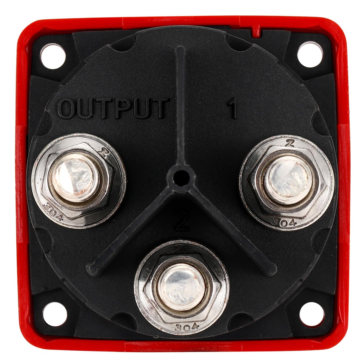 Greluma 1 Pièce Sélecteur de batterie,interrupteur de déconnexion de batterie marine 300A,sélecteur de batterie robuste à 4 positions pour bateau de camping-car