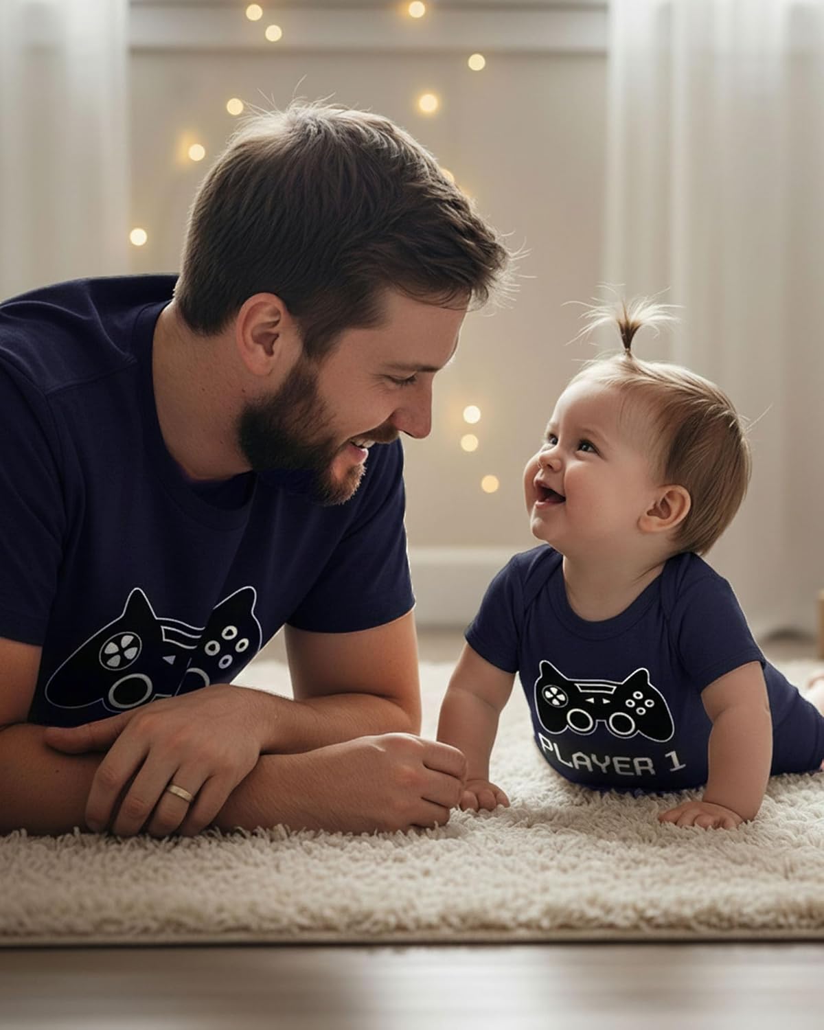 Tstars Pizza Dad and Kid Matching Shirts - Funny Father's Day Dad Tee with Toddler Shirt for Boys Girls