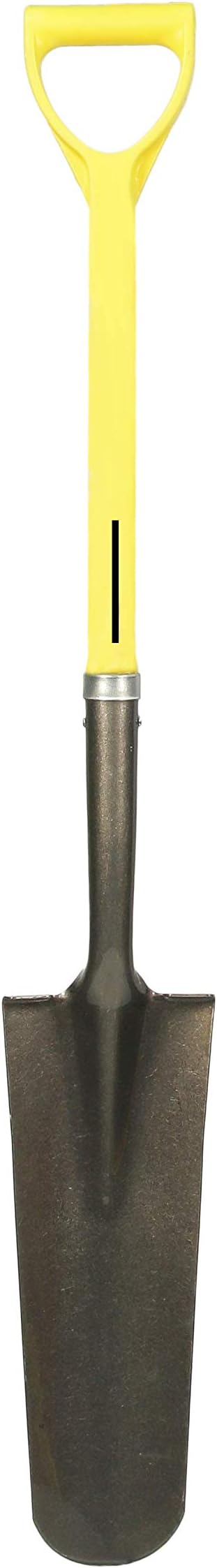 Nupla SS16D-E Ergo Power Sharp Shooters Drain Spade, 16" Hollow Back Blade, D Grip, 16 Gauge, 27" Handle