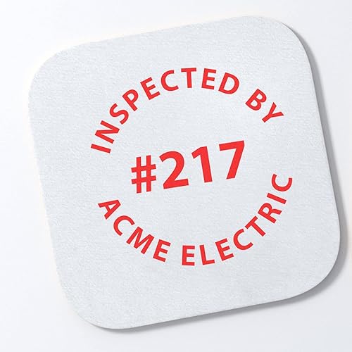 Miniatura 4 de Sello de ilustraciones redondo pequeño tamaño 1 pulgada de diámetro, sello de marca comercial, mango de madera, diseño de sello personalizado, sello