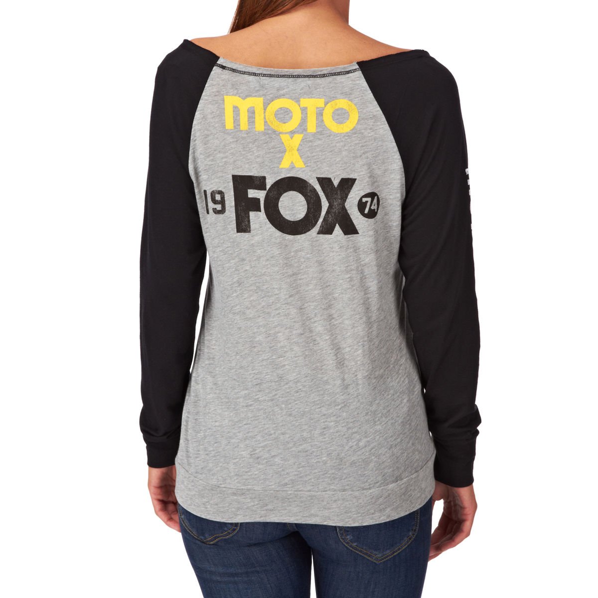 Fox Racing Girls Moto X Long Sleeve Shirt Heather Grey
