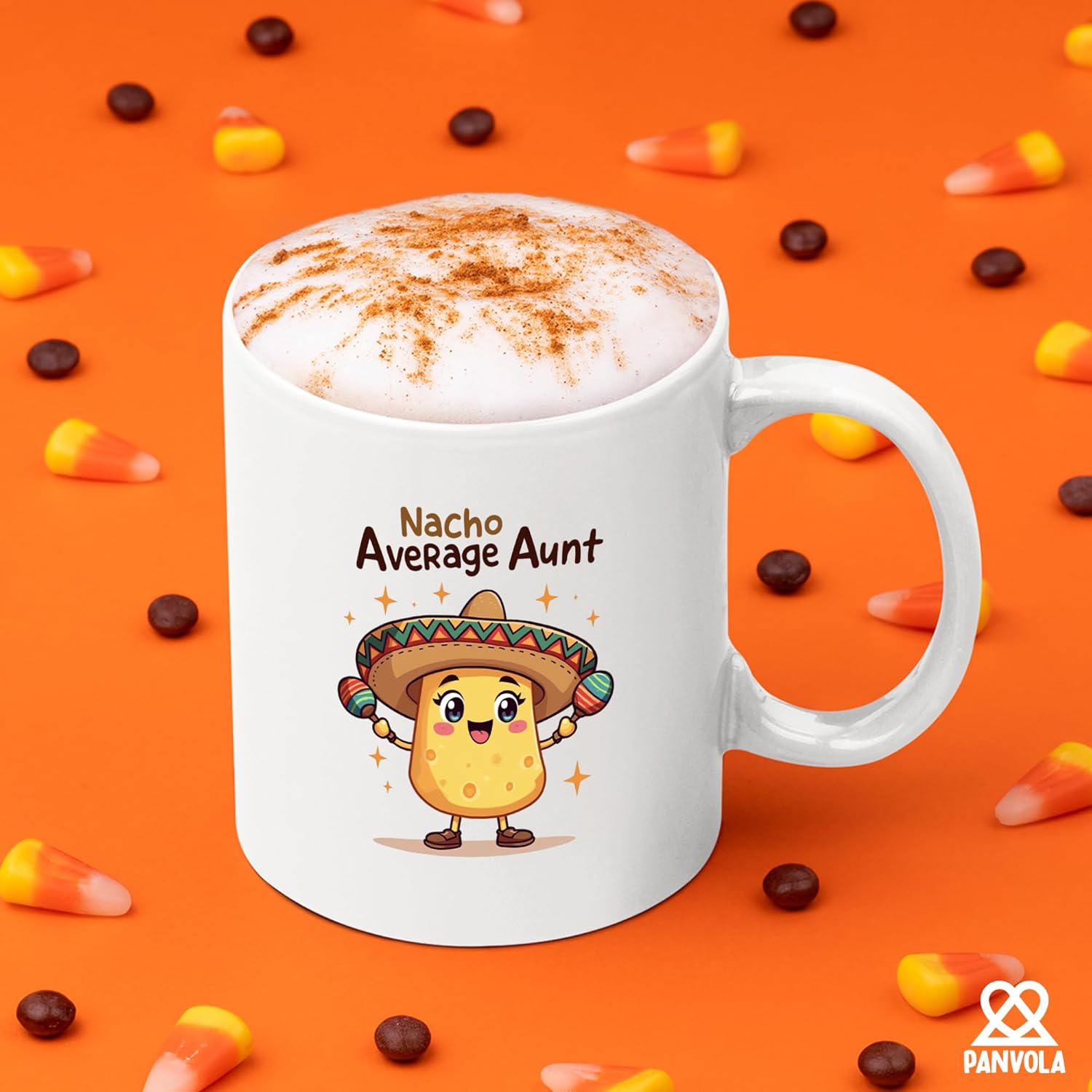 Nacho Average Aunt Aunt Gifts Mother's Day From Niece Nephew Sister Brother Husband Boyfriend New Tia Ceramic Coffee Mug 11 oz White - Image 4