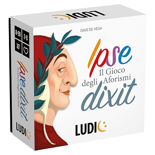 Ludic Ipse Dixit Il Gioco Degli Aforismi It27415 Gioco Di Società Per La Famiglia Per 2-6 Giocatori Made In Italy