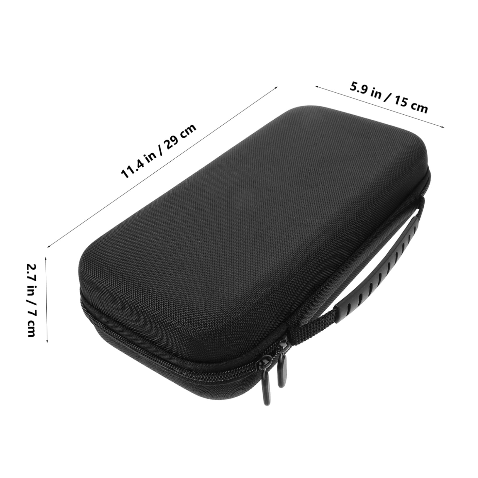 SUPVOX Portable Dual Microphone Storage Case for Mic System Shockproof Music Equipment Bag for Karaoke and Outdoor Activities Organized Cable Management Lightweight Design