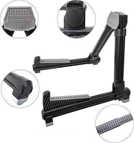 Miniatura 3 de EASTROCK Soporte profesional portátil negro trípode ajustable A fama para guitarra acústica, múltiples guitarras para guitarra acústica, guitarra