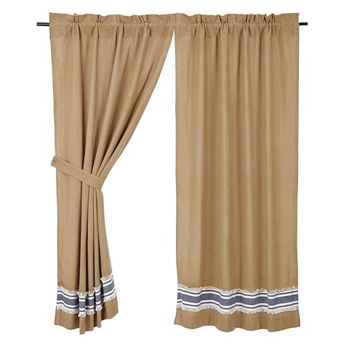 Country Blue Bedroom Curtains Amazon Com
