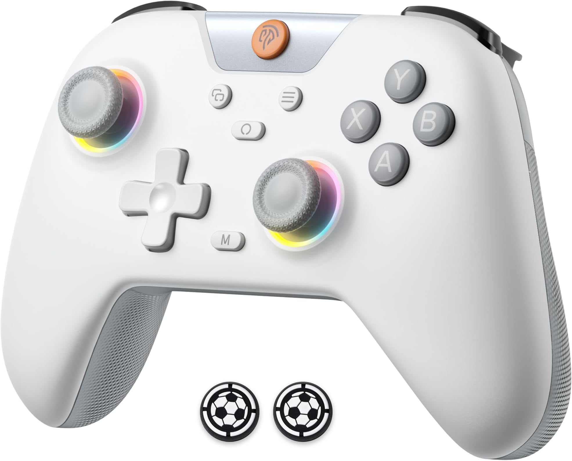 EasySMX X05 Wireless Controller for PC/Android/Steam Deck- Bluetooth Controller Gamepad with Hall Effect Joysticks and Trigger,Turbo,Rumble Vibration and RGB Lighting