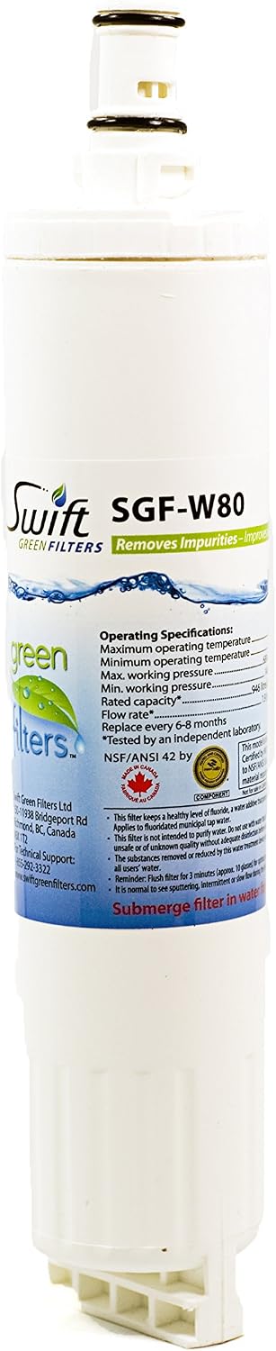 Lowest Price Swift Green Filters SGF-W80(3PK) W80 Replacement Water Filter, 3 Pack, White
