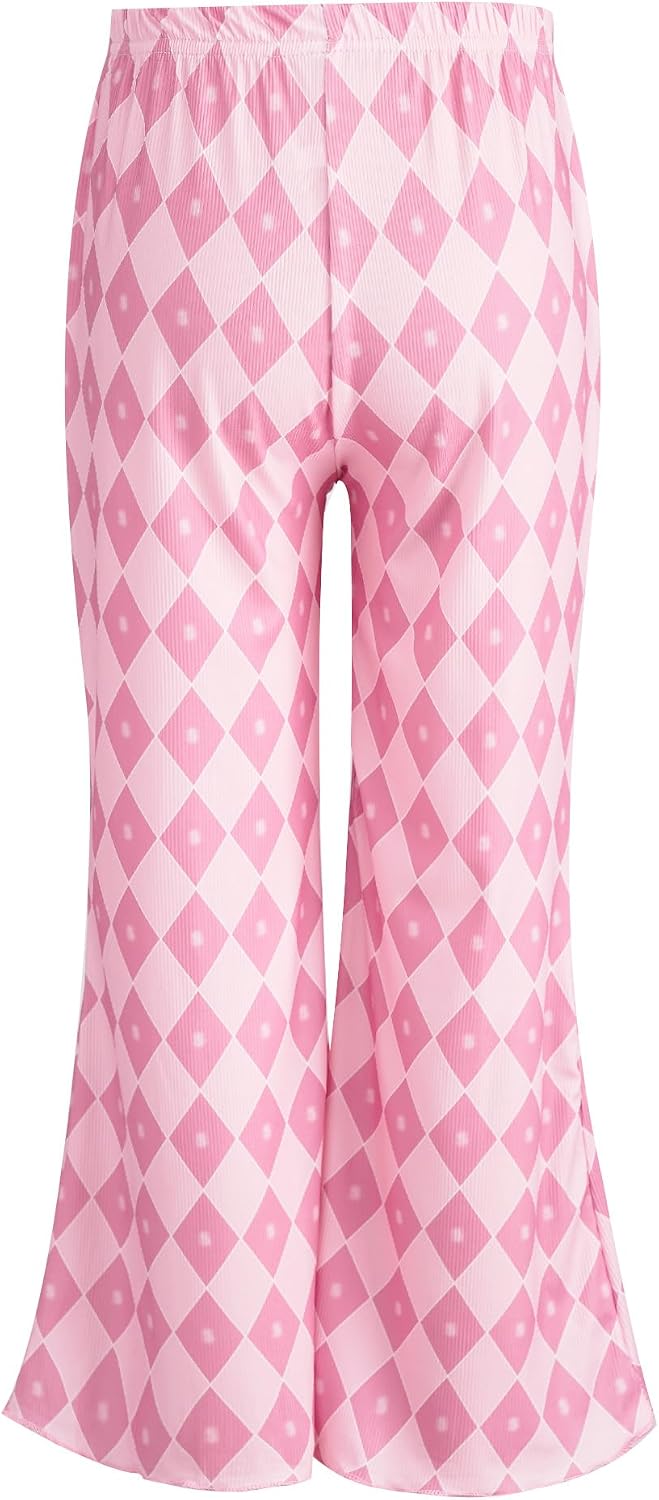 Girls Summer Pants Harem Trouser for Casual Daily Life Jogging Cotton Leggings Soft Knitwear