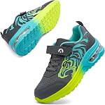 Kids Sneakers Boys Girls Cushioning Running Sports Shoes Lightweight Breathable Walking Athletic Tennis Shoes