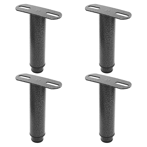 COLLBATH 4pcs Adjustable Furniture Support Legs Metal Bed Frame Feet