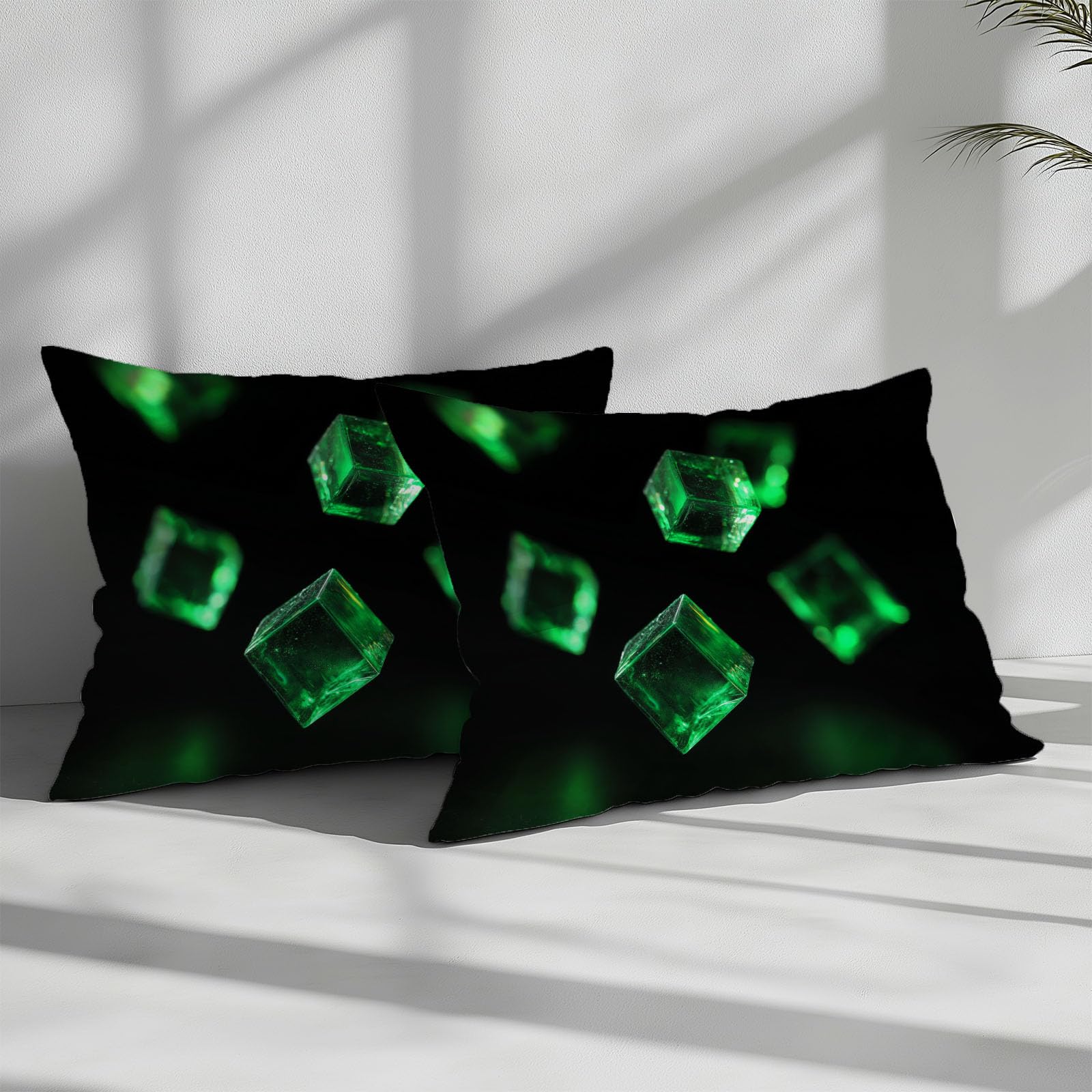 Juego de ropa de cama de 200 x 200 cm, 3 piezas, diseño de cubos